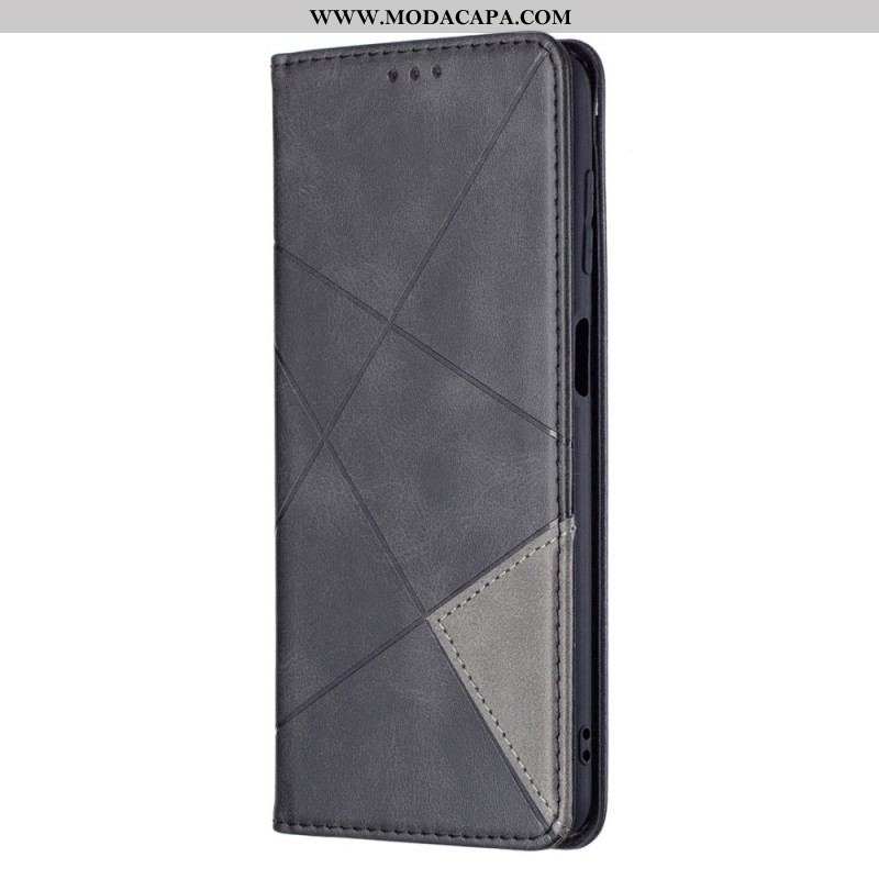 Capa De Celular Para Samsung Galaxy M52 5G Flip Padrão De Couro Sintético