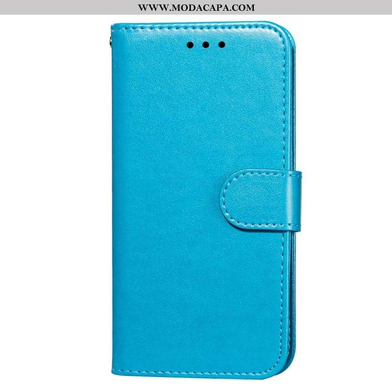 Capa Flip Para Samsung Galaxy M52 5G Couro Grosso