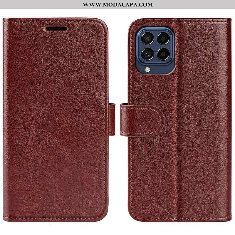 Capa De Couro Para Samsung Galaxy M53 5G Couro Ultra Sintético