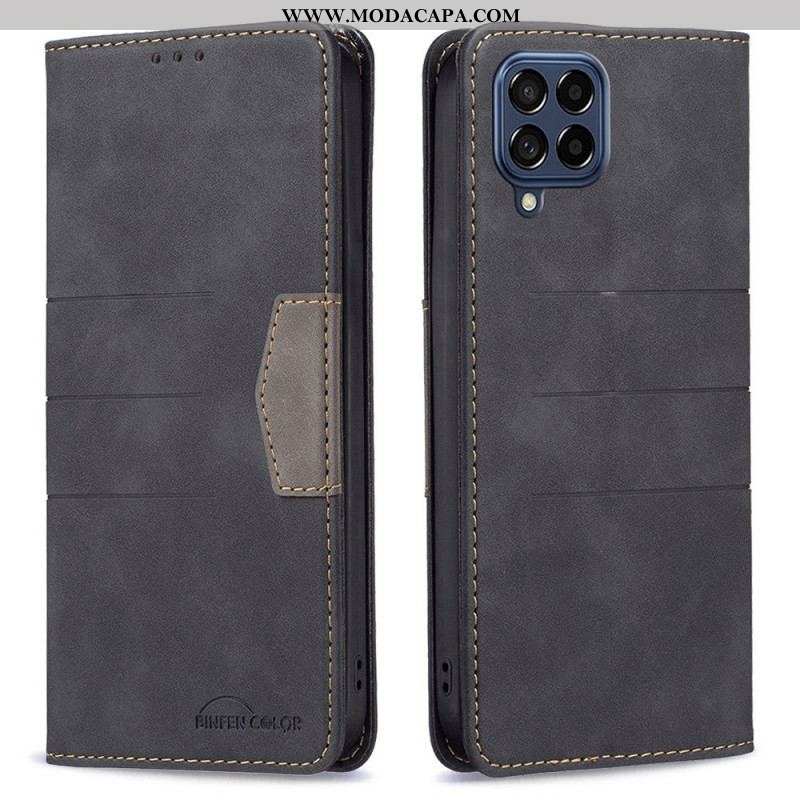 Capa De Celular Para Samsung Galaxy M53 5G Flip Cor Binfen