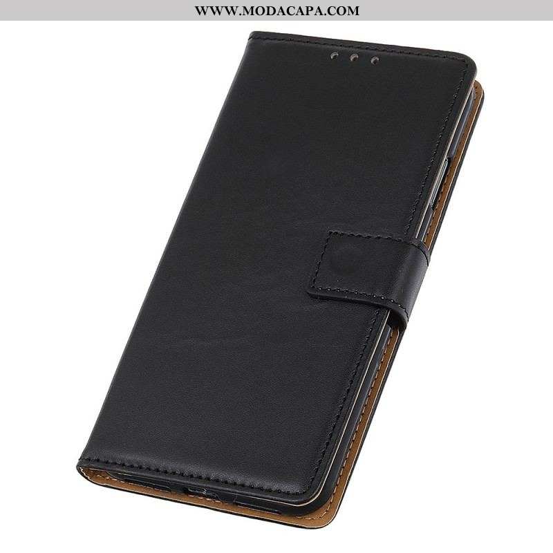 Capa De Couro Para Samsung Galaxy M53 5G Estilo De Couro