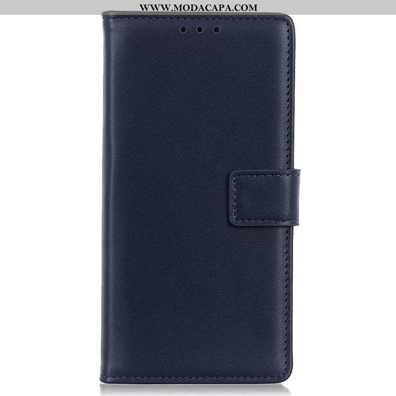 Capa De Couro Para Samsung Galaxy M53 5G Estilo De Couro