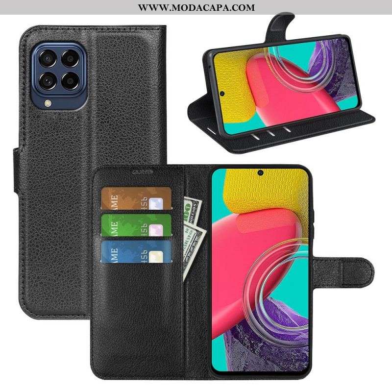 Capa Flip Para Samsung Galaxy M53 5G Clássico