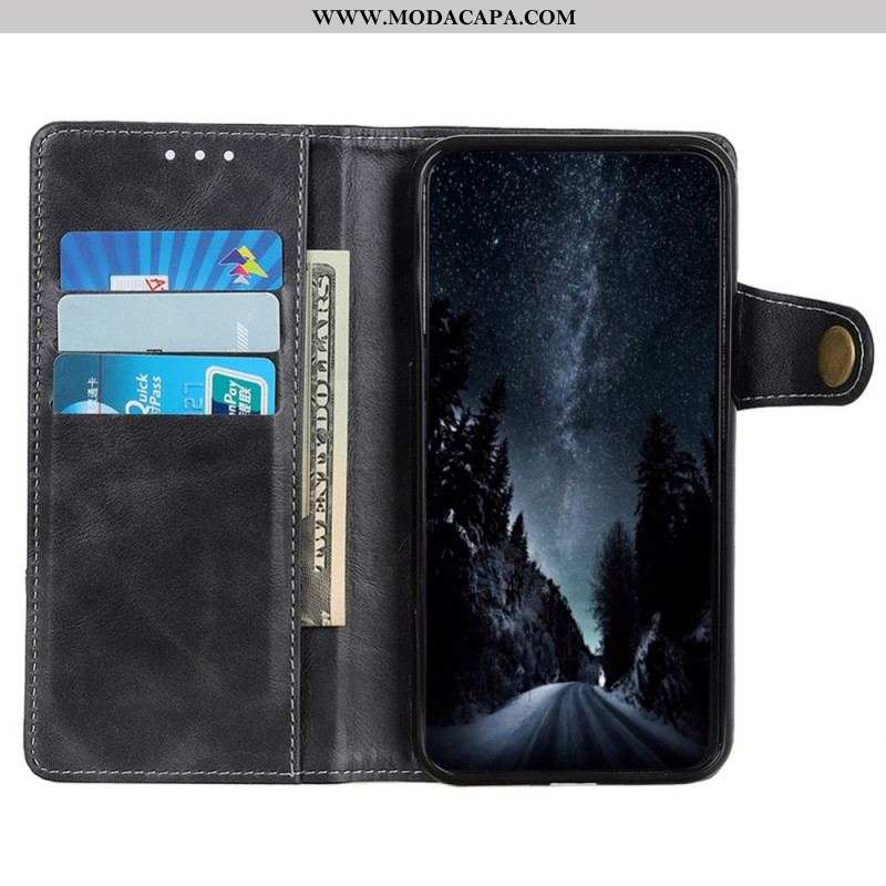 Capa Flip Para Samsung Galaxy M53 5G Botão Artístico