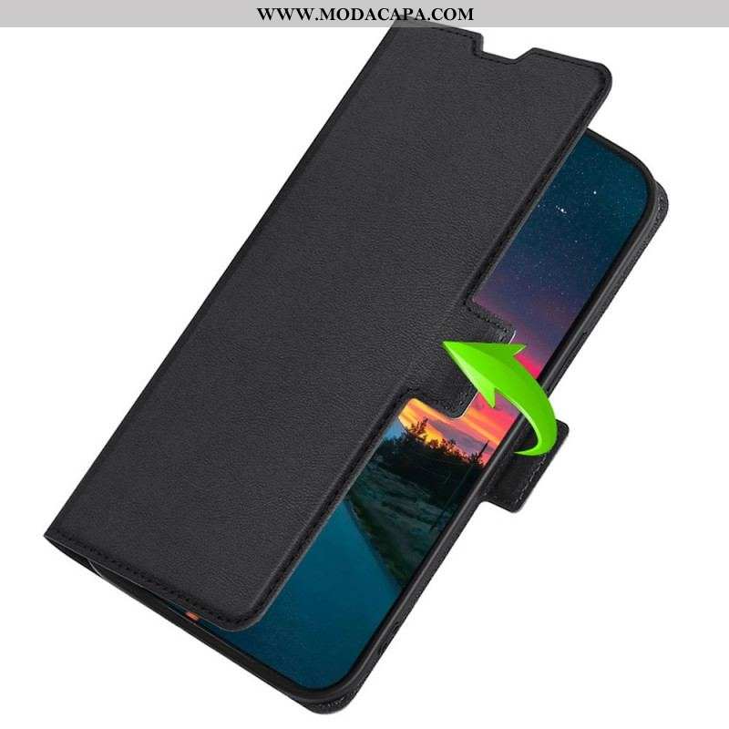 Capa De Couro Para Samsung Galaxy M53 5G Ultrafino