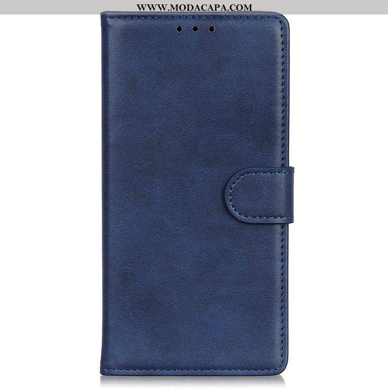 Capa Folio Para Samsung Galaxy M53 5G Couro Sintético Fosco