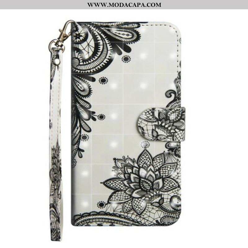 Capa Folio Para Samsung Galaxy S20 Plus / S20 Plus 5G Renda Chique