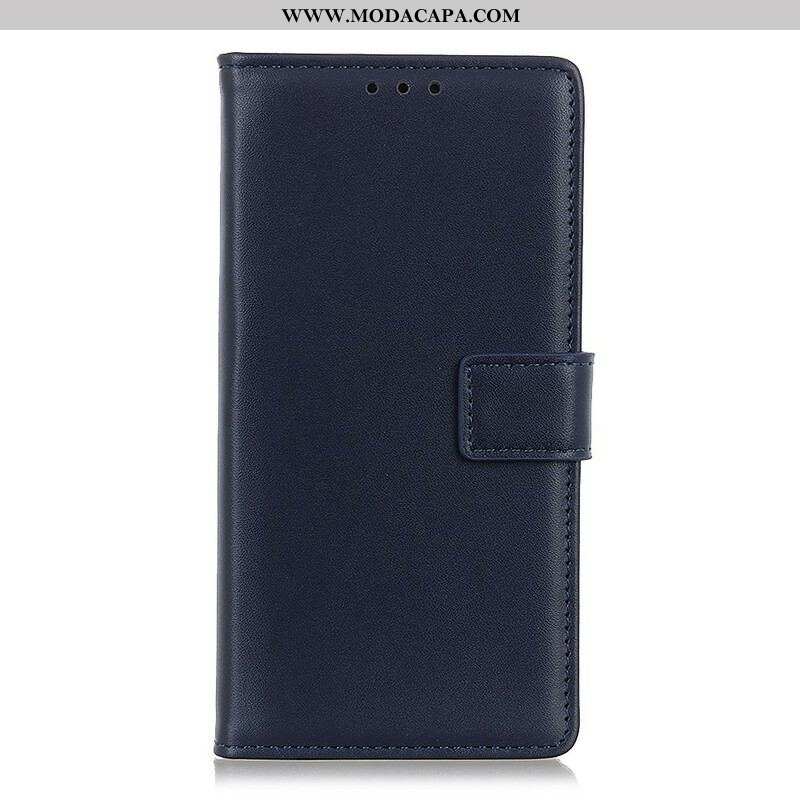 Capa Folio Para Samsung Galaxy S20 Plus / S20 Plus 5G Couro Sintético Liso