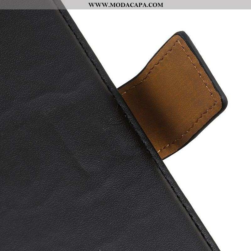 Capa Folio Para Samsung Galaxy S20 Plus / S20 Plus 5G Couro Sintético Liso