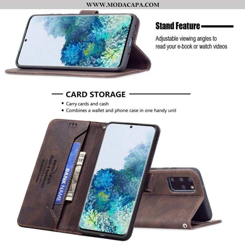 Capa Flip Para Samsung Galaxy S20 Plus / S20 Plus 5G Rfid Binfen Cor