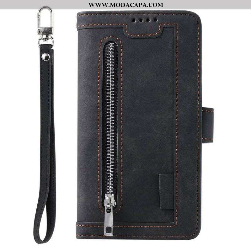 Capa Flip Para Samsung Galaxy S20 Plus / S20 Plus 5G Bolso Com Contornos Reforçados