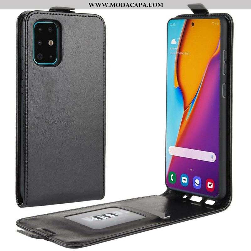 Capa Flip Para Samsung Galaxy S20 Plus / S20 Plus 5G De Couro Efeito Couro Dobrável