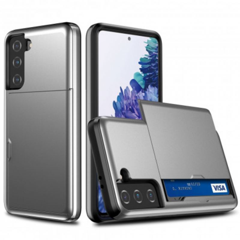 Capa Para Samsung Galaxy S21 5G Porta-cartões Com Zíper