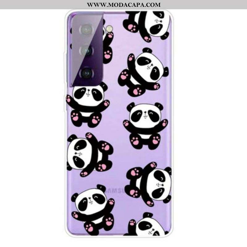 Capa De Celular Para Samsung Galaxy S21 5G Top Pandas Divertidos