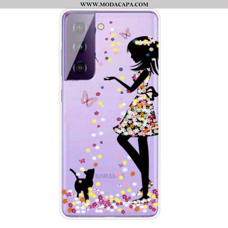 Capa Para Samsung Galaxy S21 5G Mulher Mágica