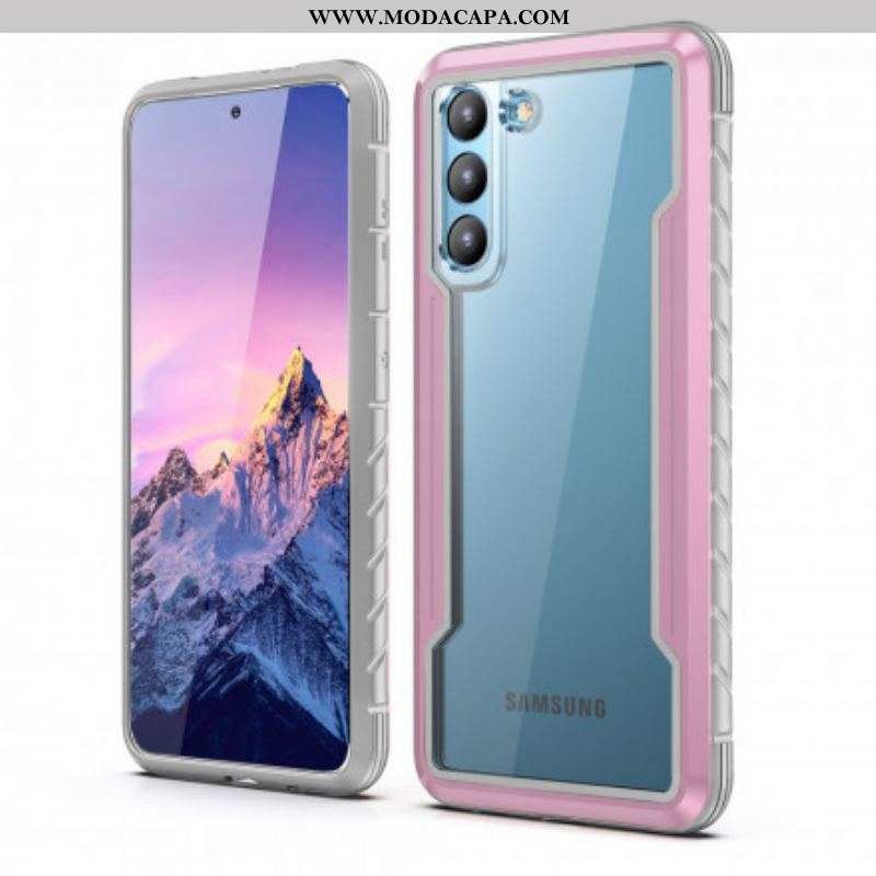 Capa Para Samsung Galaxy S21 5G Pára-choques De Bordas Híbridas Transparentes