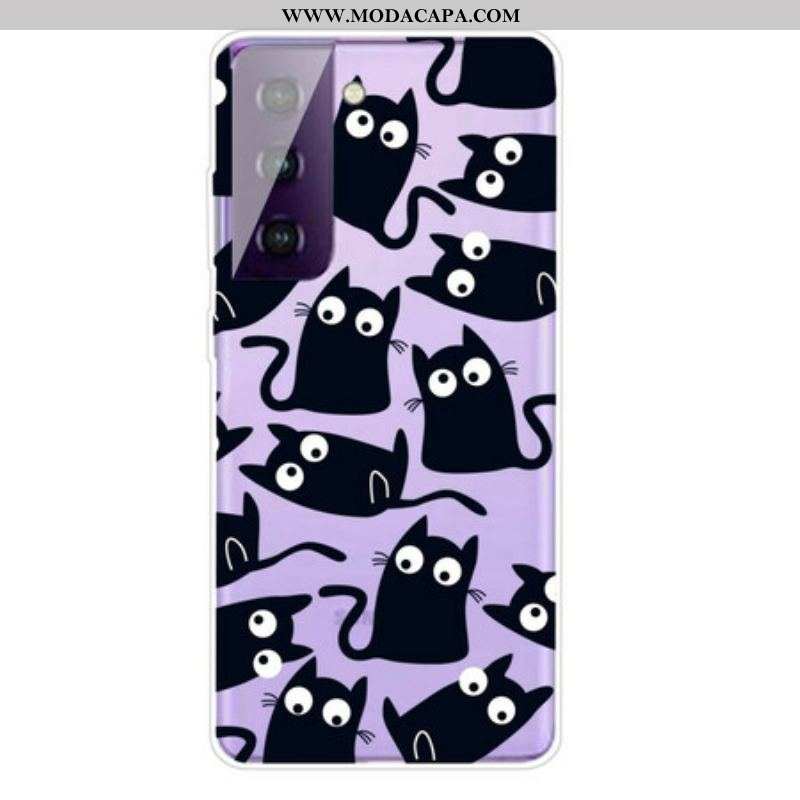 Capa Para Samsung Galaxy S21 5G Ratos Pretos