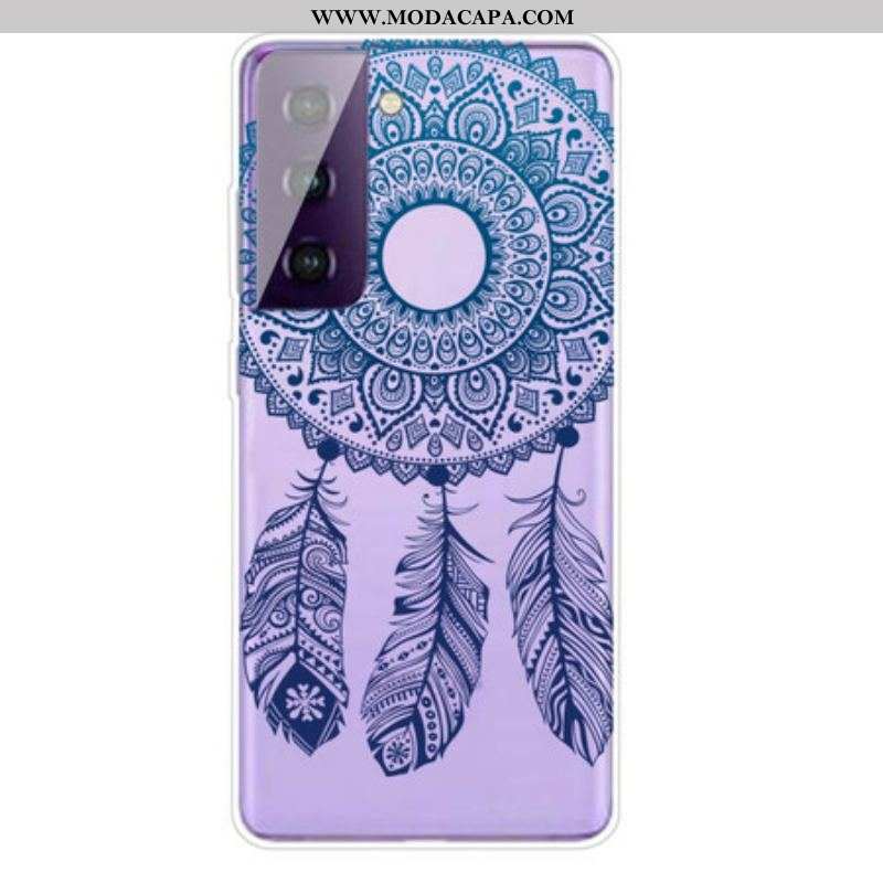 Capa Para Samsung Galaxy S21 5G Mandala De Flor Única