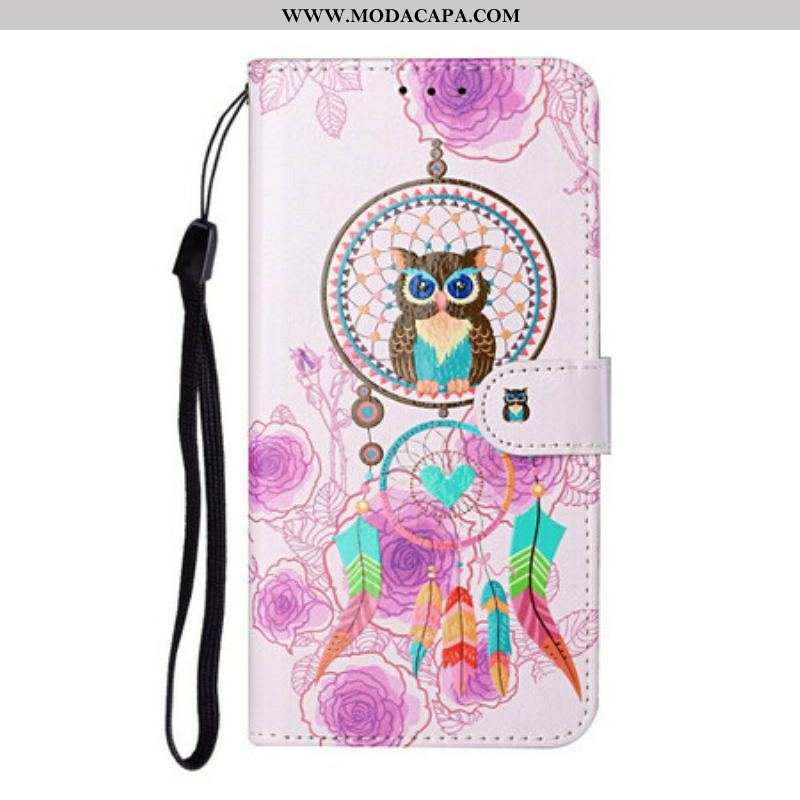 Capa Flip Para Samsung Galaxy S21 5G Rei Coruja