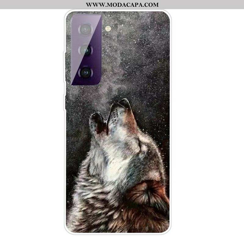 Capa Para Samsung Galaxy S21 5G Lobo Sublime