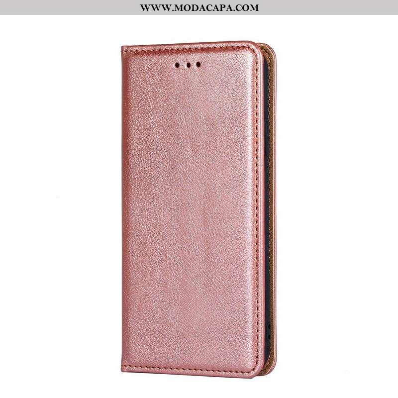 Capa De Celular Para Samsung Galaxy S21 5G Flip Estilo Clássico De Couro