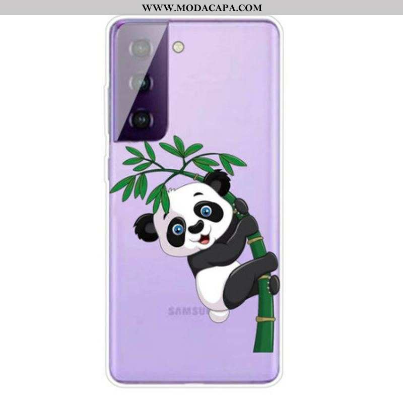 Capa De Celular Para Samsung Galaxy S21 5G Panda No Bambu