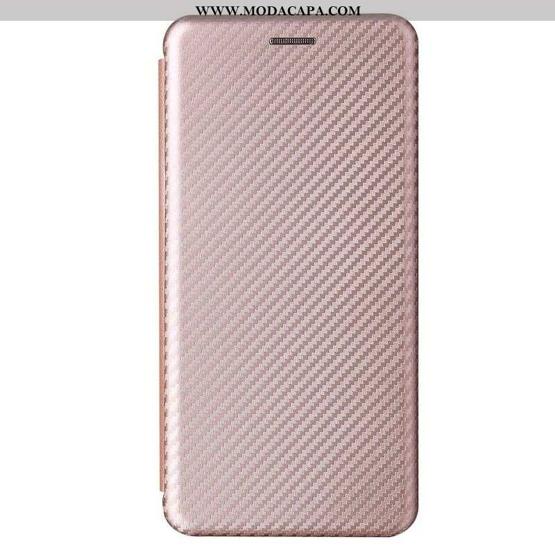 Capa De Celular Para Samsung Galaxy S21 5G Flip Fibra De Carbono