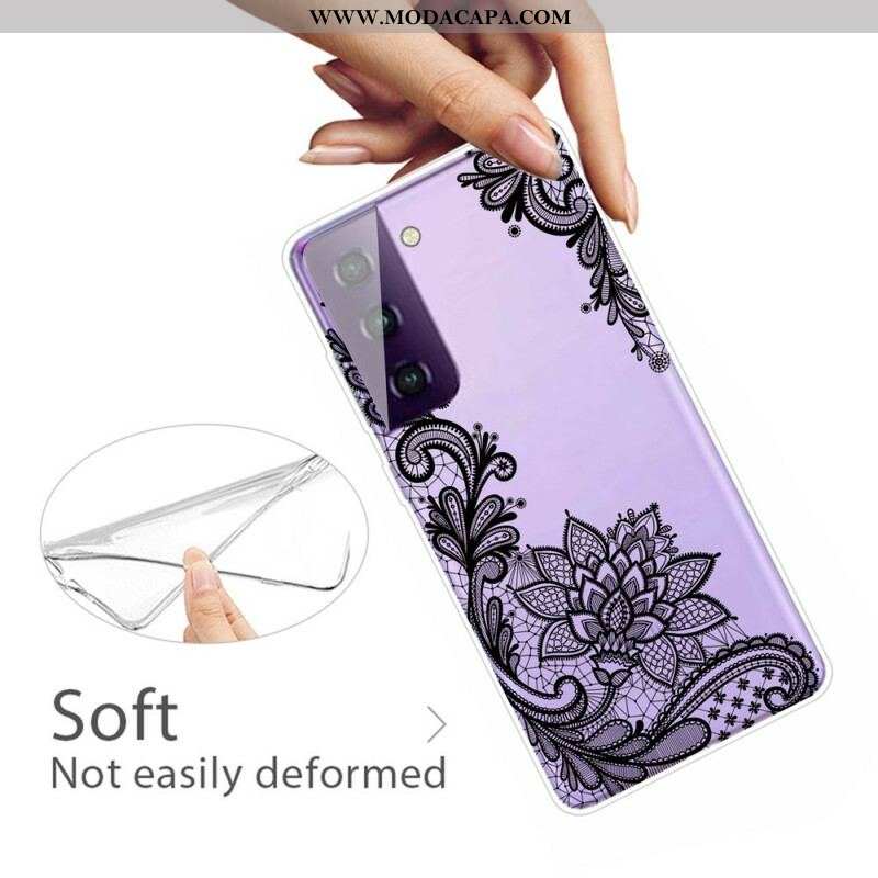 Capa De Celular Para Samsung Galaxy S21 FE Linda Renda