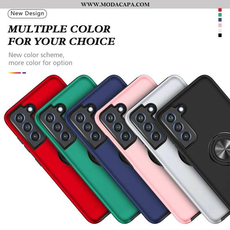 Capa Para Samsung Galaxy S21 FE Anel De Suporte Magnético