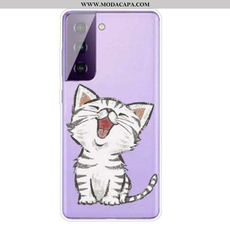 Capa Para Samsung Galaxy S21 FE Gato