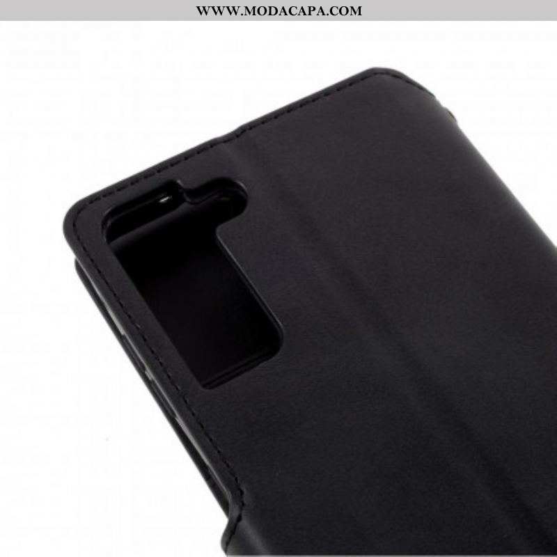 Capa Flip Para Samsung Galaxy S21 Plus 5G Azns Retrô