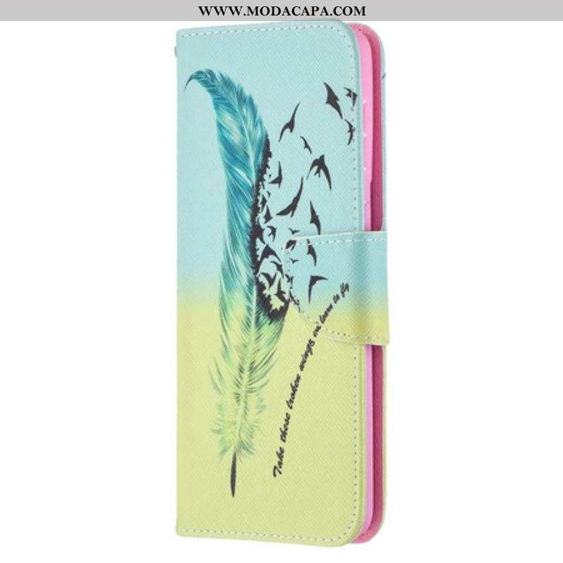 Capa Flip Para Samsung Galaxy S21 Plus 5G Aprender A Voar