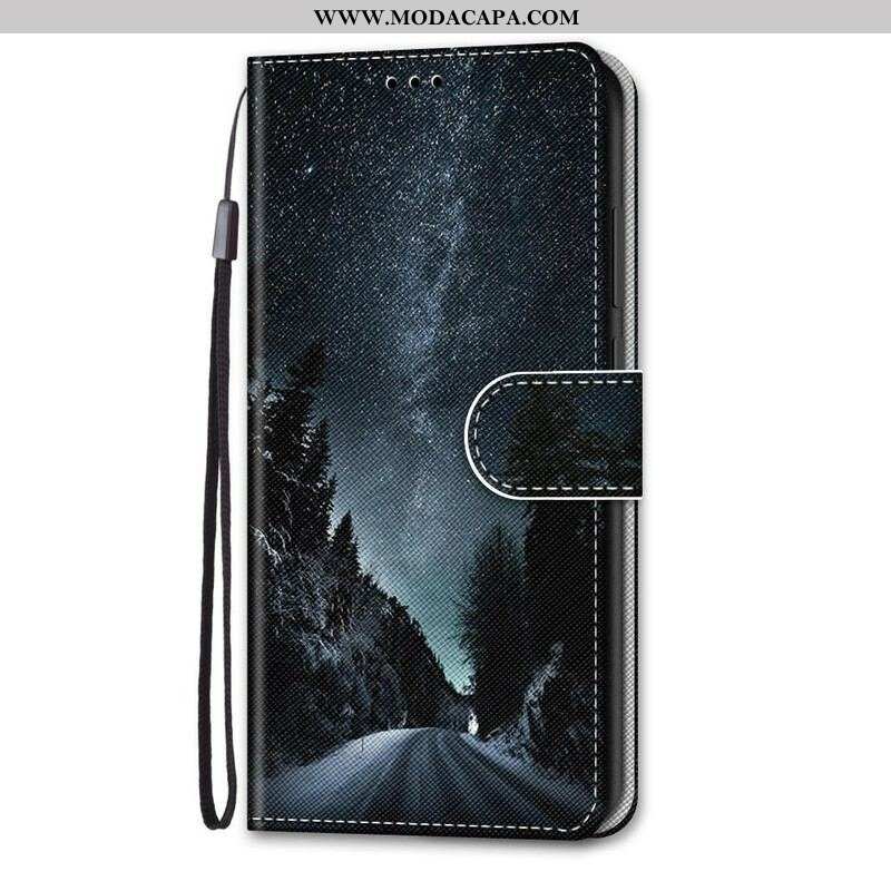 Capa Flip Para Samsung Galaxy S21 Plus 5G Natureza Misteriosa