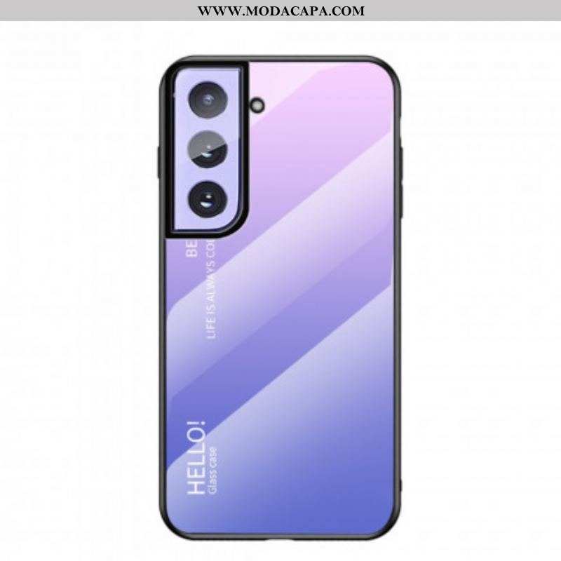 Capa Para Samsung Galaxy S21 Plus 5G Olá Vidro Temperado
