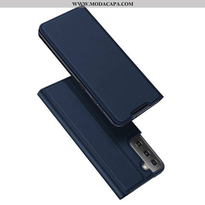 Capa De Celular Para Samsung Galaxy S21 Plus 5G Flip Skin Pro Dux Ducis