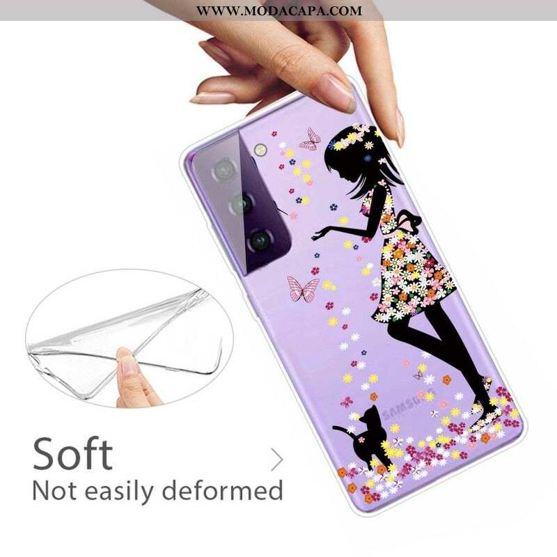 Capa Para Samsung Galaxy S21 Plus 5G Mulher Mágica