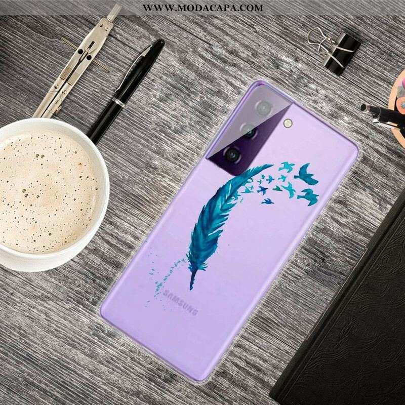 Capa Para Samsung Galaxy S21 Plus 5G Bela Pena