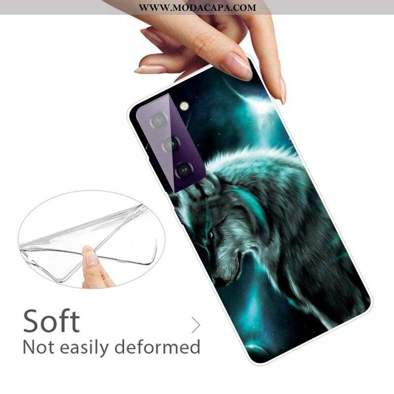 Capa Para Samsung Galaxy S21 Plus 5G Lobo Real