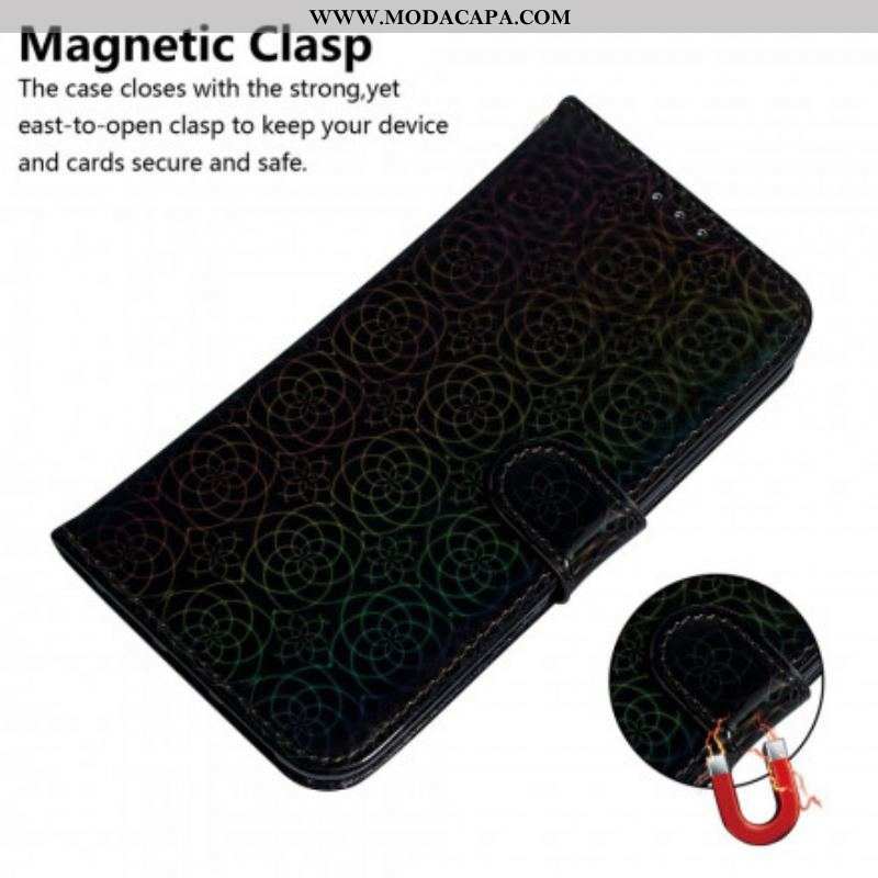 Capa Flip Para Samsung Galaxy S21 Plus 5G Cor Pura