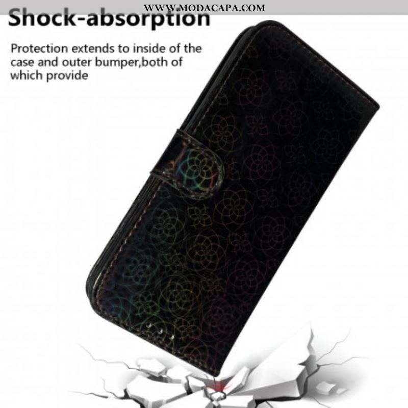 Capa Flip Para Samsung Galaxy S21 Plus 5G Cor Pura