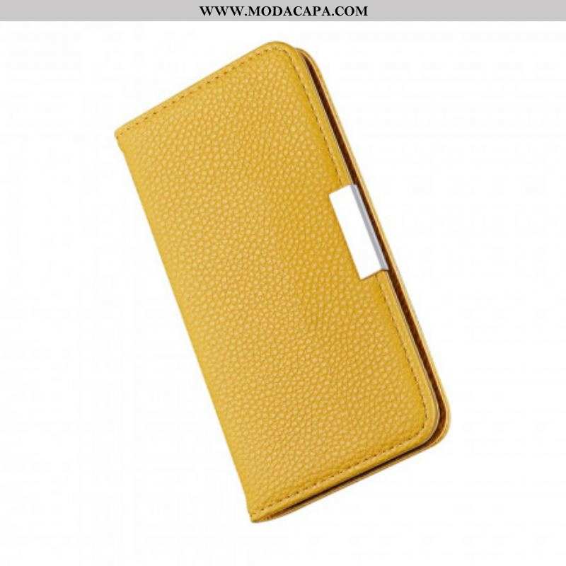 Capa De Celular Para Samsung Galaxy S21 Plus 5G Flip Couro Falso Lichia Ultra Chic