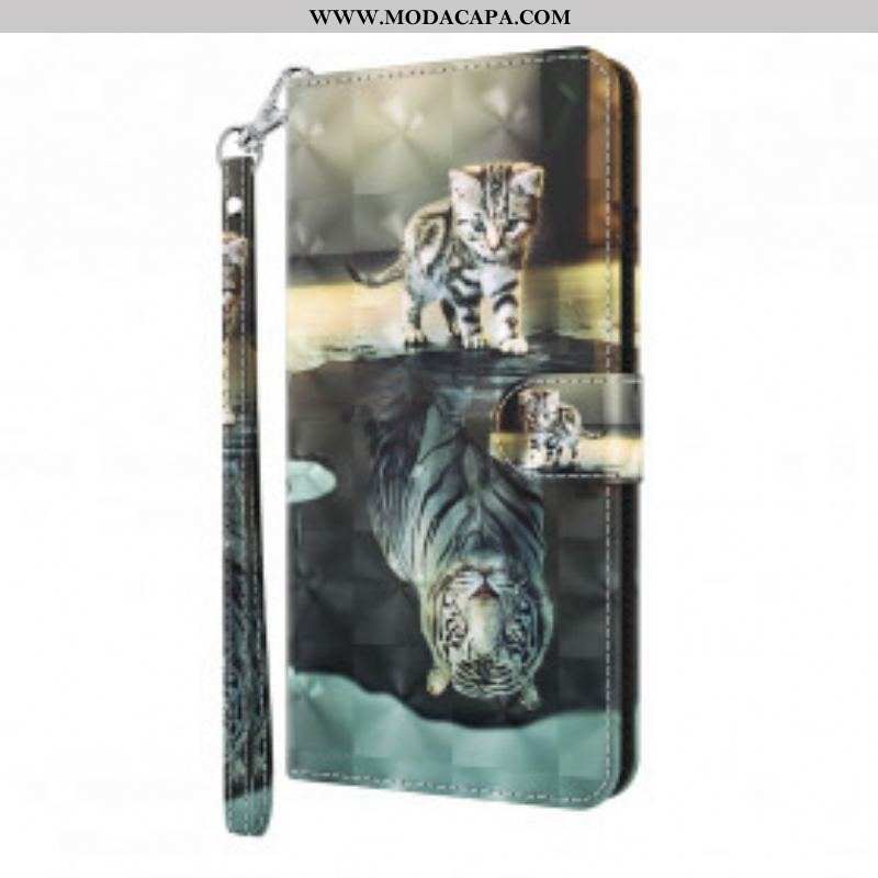 Capa Flip Para Samsung Galaxy S21 Ultra 5G Ernesto O Tigre