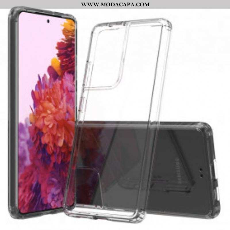Capa Para Samsung Galaxy S21 Ultra 5G Cristal Transparente