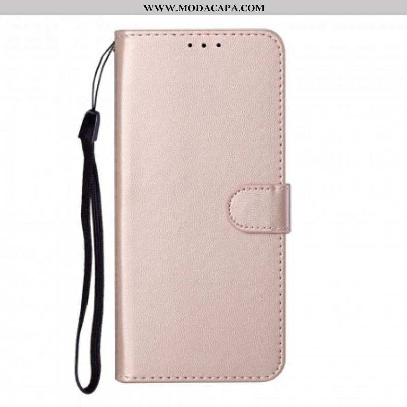 Capa Flip Para Samsung Galaxy S21 Ultra 5G Design Exclusivo Com Cordão