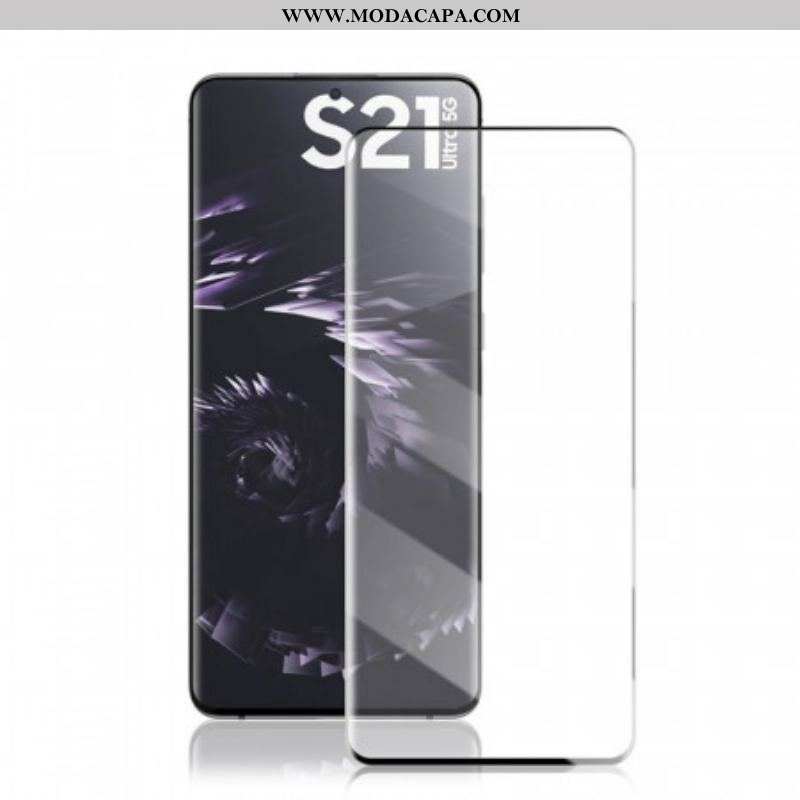 Proteção De Vidro Temperado Para Samsung Galaxy S21 Ultra 5G Amorus