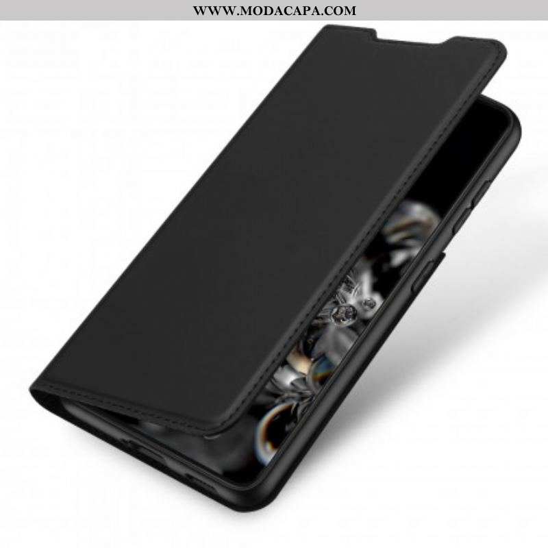 Capa De Celular Para Samsung Galaxy S21 Ultra 5G Flip Skin Pro Dux Ducis