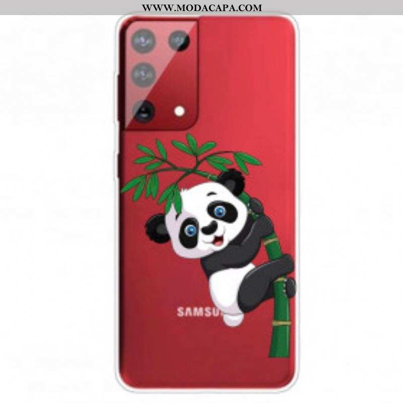 Capa Para Samsung Galaxy S21 Ultra 5G Panda No Bambu