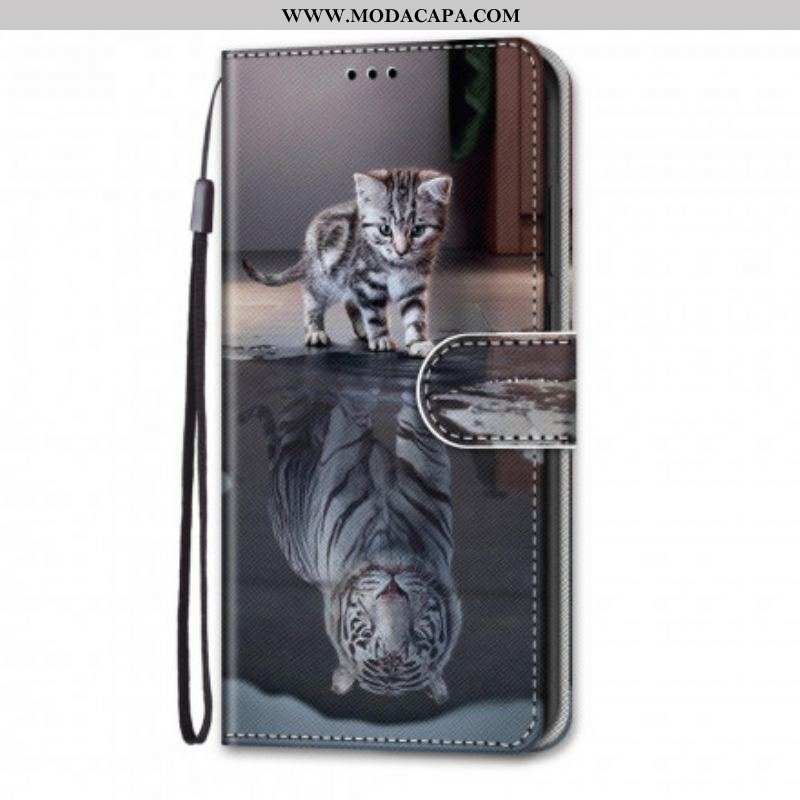 Capa De Couro Para Samsung Galaxy S21 Ultra 5G Os Gatos Mais Bonitos