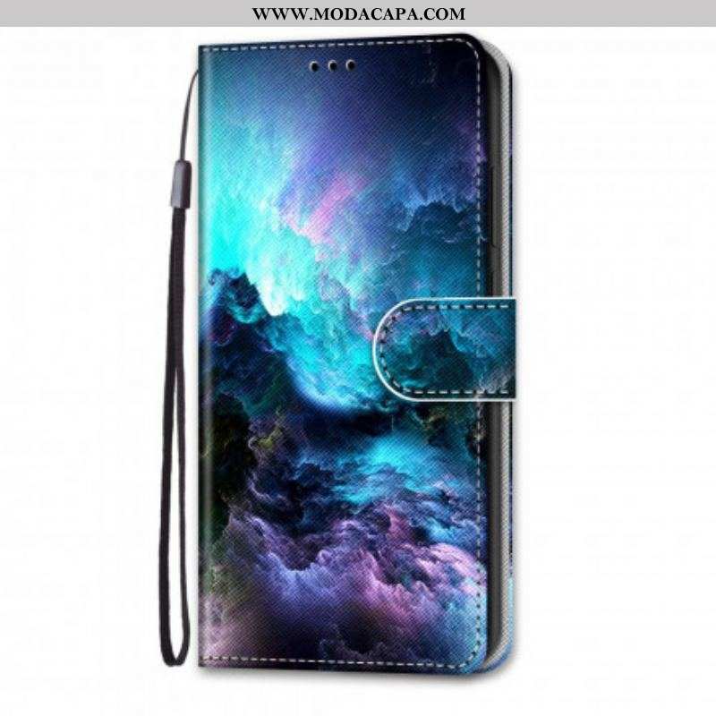 Capa Flip Para Samsung Galaxy S21 Ultra 5G Natureza Misteriosa