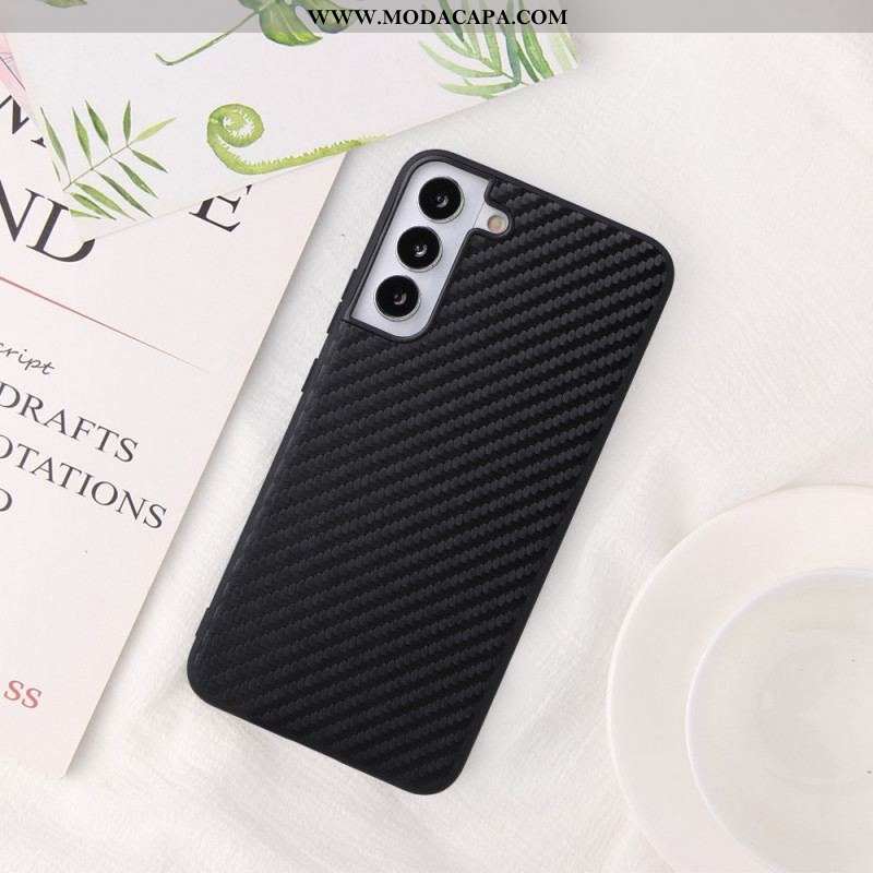 Capa Para Samsung Galaxy S22 5G Fibra De Carbono Simples